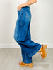 MICA Denim Super High Wide Leg Slouchy Wash Jeans