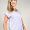 Bamboo V-Neck Dolman Cap Sleeve Top
