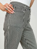 MICA Super High Loose Fit Straight Striped Jeans