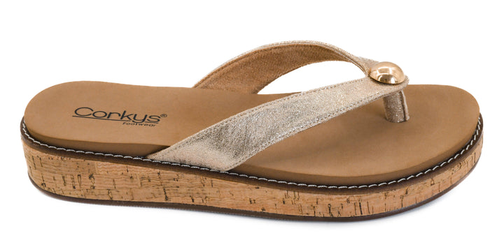 Corkys Off The Deep End Sandals in Gold