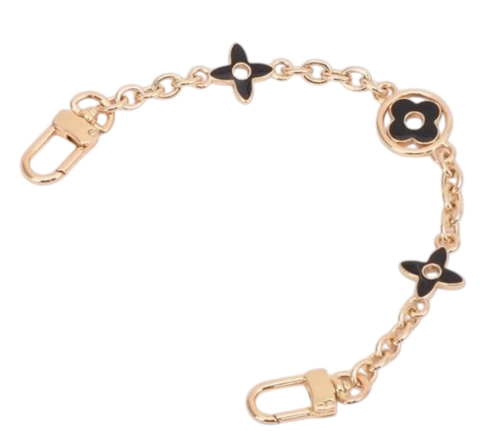 Decorative Bag Chain 3 Charm Link with Clasp