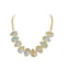 Juliet Glass bead Necklace - Moonstone