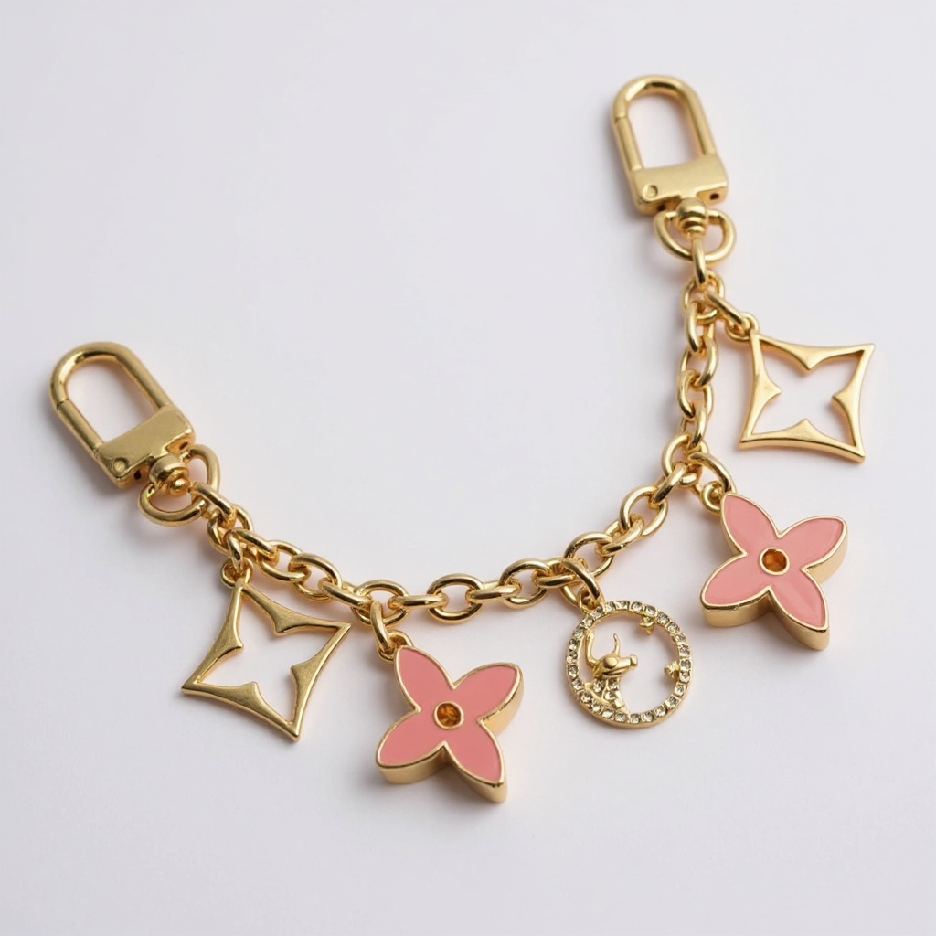 Purse Charm with Charm with Link