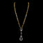 Mixed metal plated Reproduction Rope Necklace