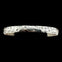 Vintage Reproduction Plated Bangle With Small Crystals