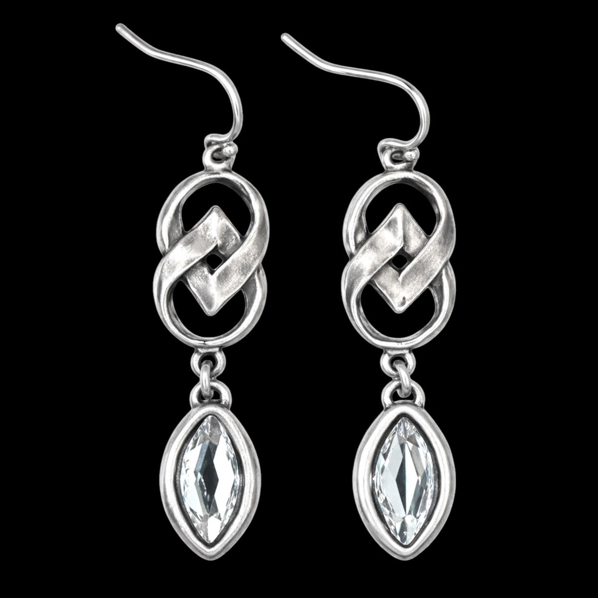 Sterling Plated Vintage Reproduction Piece With Clear Swarovski Crystal
