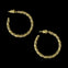 Medium Gold Vintage Hoop Earrings