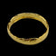 gold plated Repurposed organic bangle small