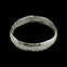 Sterling Plated Repurposed Organic Bangle Small