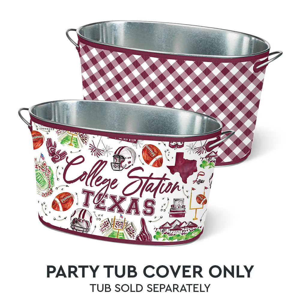 Tailgates in College Station Party Tub Cover