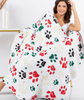 Christmas Brushed Poly Microfiber Throw Blanket.