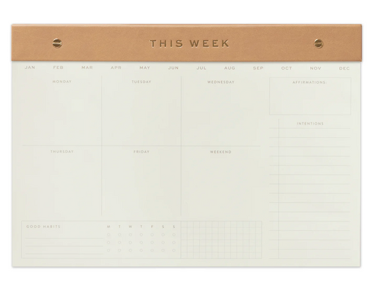 Weekly Postbound Notepad