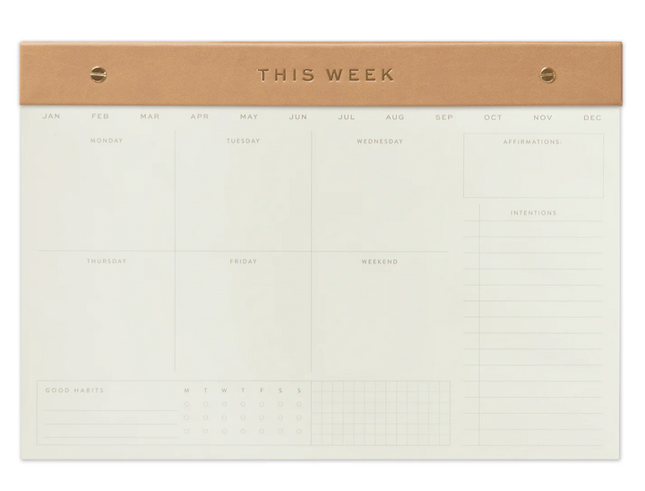 Weekly Postbound Notepad
