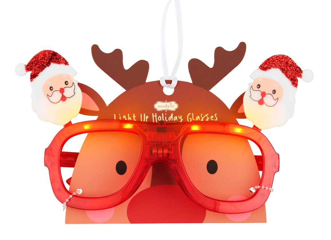 LED SANTA GLASSES