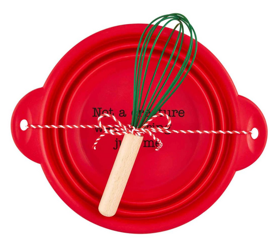 Collapsible Mixing Bowl & Whisk Set