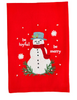 Christmas Embroidered Tea Towel