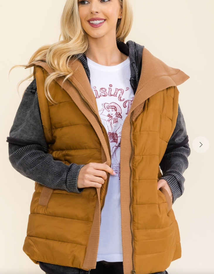 PUFFER VEST Emma Lou's Boutique