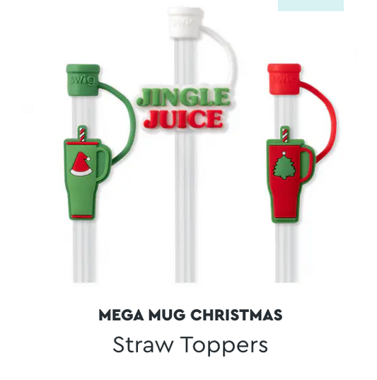 Mega Mug Christmas Straw Toppers