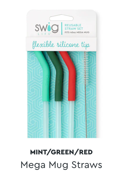 Mega Mug Christmas Straw Toppers