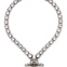 SILVER AUSTRIAN CRYSTAL WITH FK BEE PENDANT