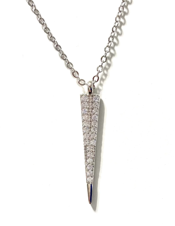 BB Lila Silver Drifter Necklace