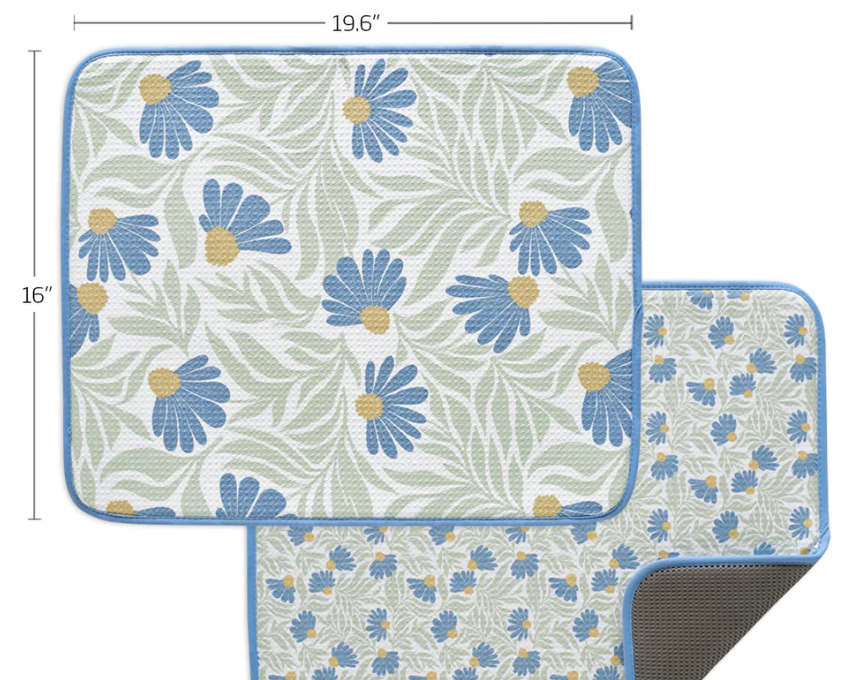 Werkshoppe Blue Coneflower Kitchen Collection