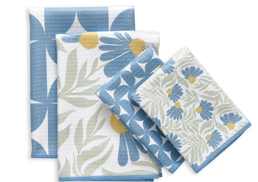 Werkshoppe Blue Coneflower Kitchen Collection