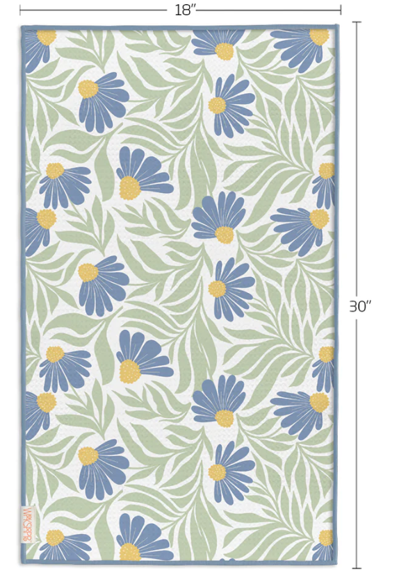 Werkshoppe Blue Coneflower Kitchen Collection