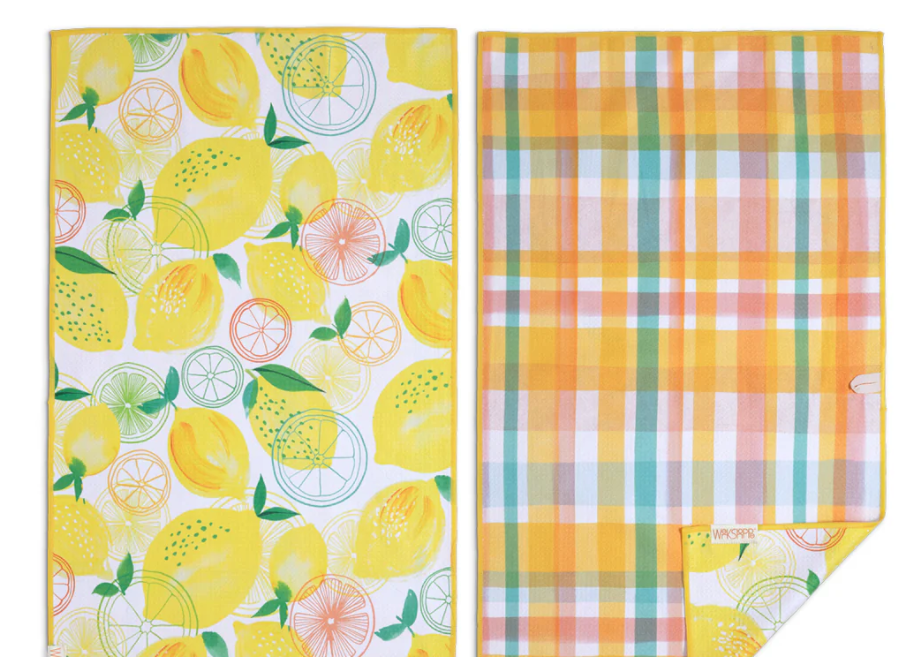 Werkshoppe Lemon Plaid Kitchen Collection