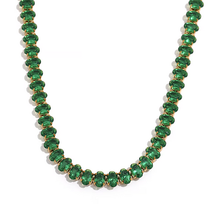 Cubic Zirconia Moissanite Necklace
