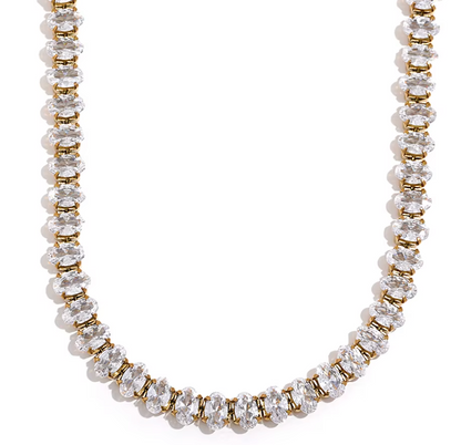 Cubic Zirconia Moissanite Necklace