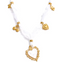 Heart, Shell, Cherry Charm Necklace