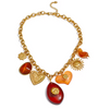 Autumn Resin Charm Necklace