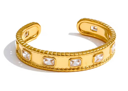 Inlay Waterproof Chunky Bangle