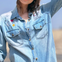 Happy Garden Denim Shirt