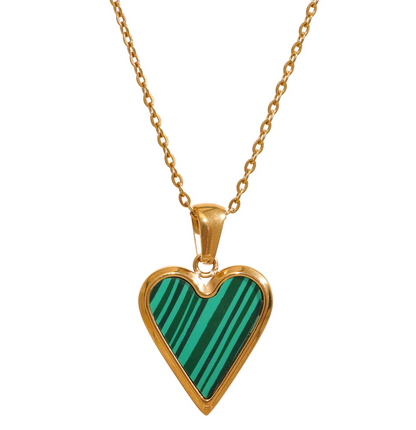 Stainless Steel Heart Pendant Necklace