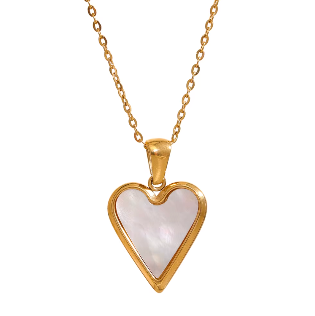 Stainless Steel Heart Pendant Necklace