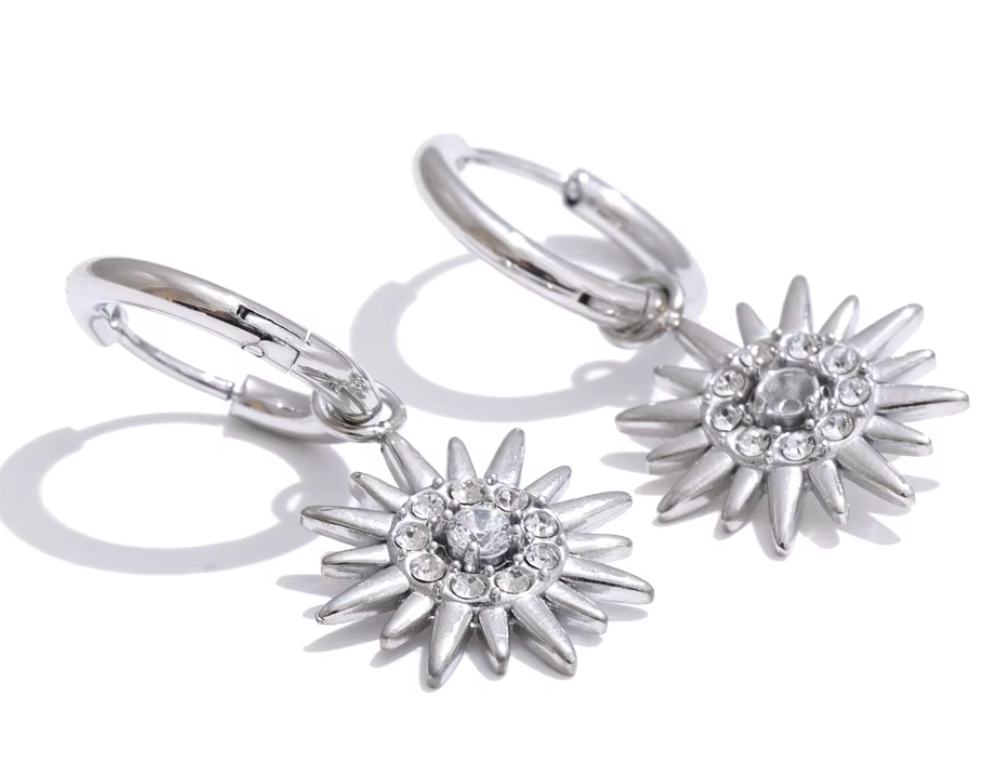 Sunburst Huggie Earrings *DOORBUSTER*