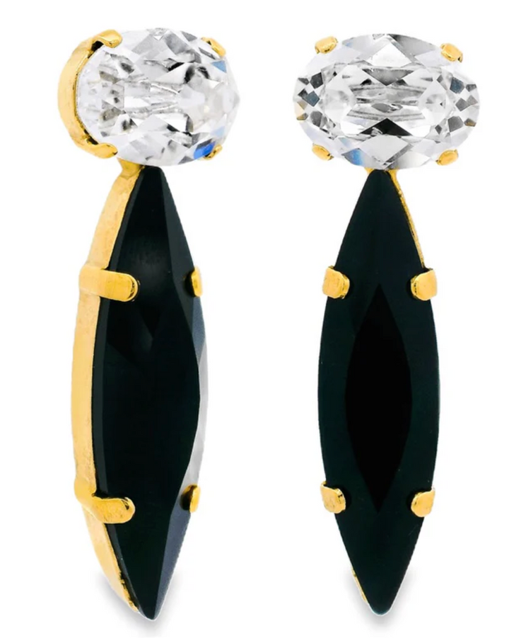 TOVA Rowen Earrings in Jet