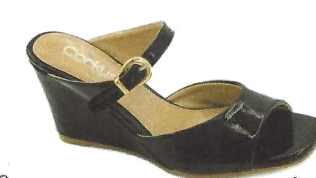 Corky's XOXO Black Patent