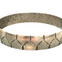 VINTAGE REPRODUCTION CARVED GOLD PLATED BANGLE