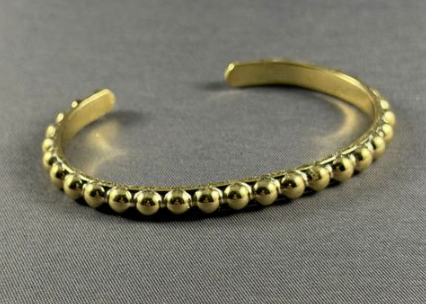 Brass 5 MM ball cuff