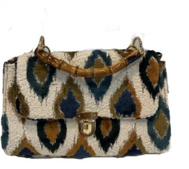 Lilly: Chenille Peacock Bag
