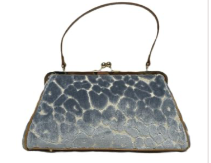 JACKIE: Denim Blue CHENILLE MOSAIC