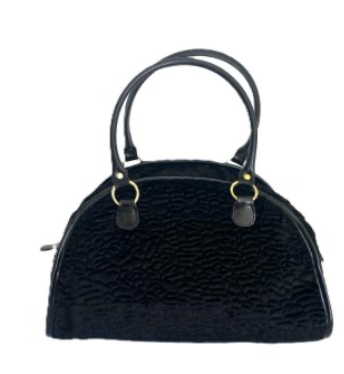 POPPI: BLACK CHENILLE MOSAIC