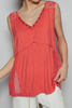 30A V neck roomy fit sleeveless top