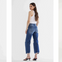 90's Medium Wash Vintage Crop Flare
