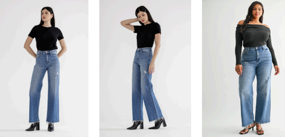Stretch Super High Rise Wide Leg