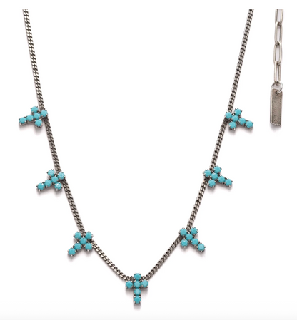 TOVA Multi Cross Necklace