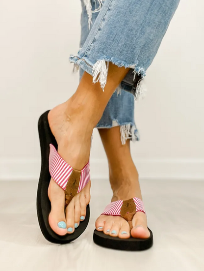 Corkys Summer Break Flip Flop Sandals